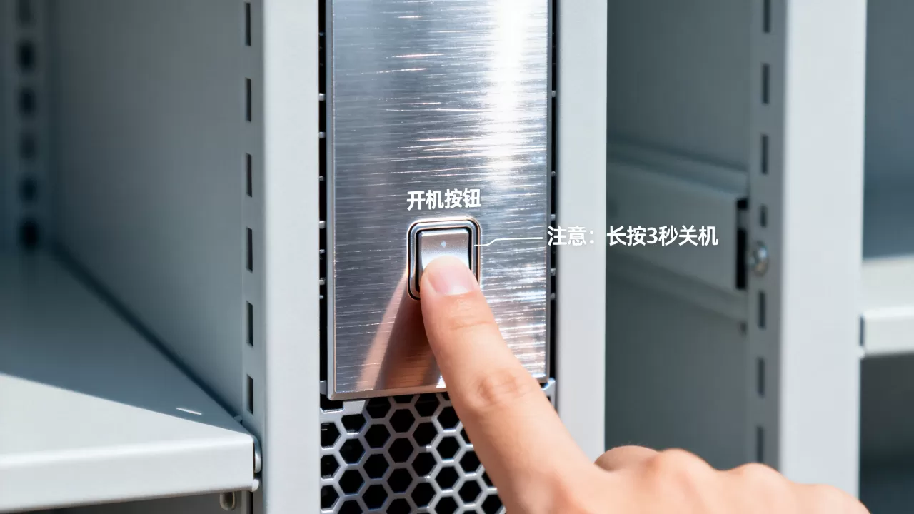 服务器主机开关机按钮怎么用,有哪些注意事项 服务器主机开关机按钮怎么用,有哪些注意事项