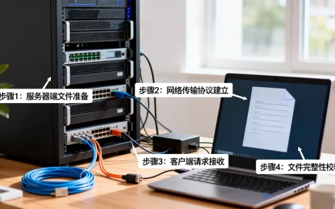 服务器文件到客户端如何实现，有哪些关键步骤？