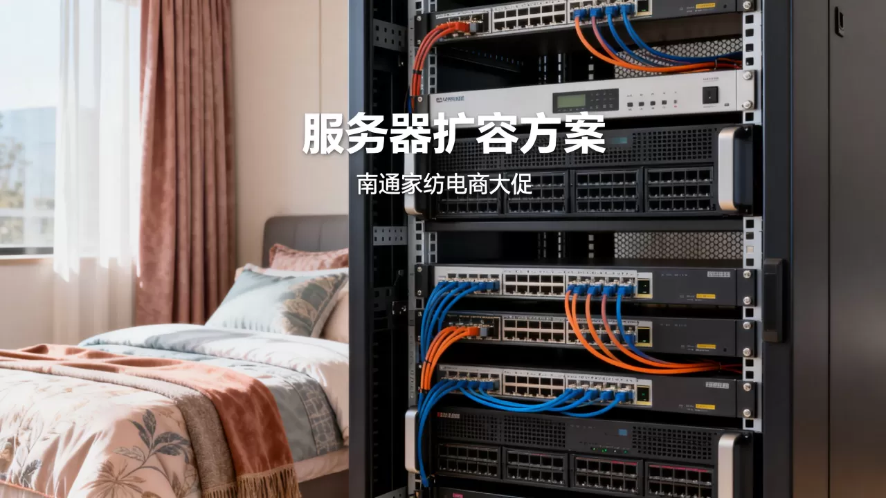 南通家纺电商大促前,服务器租用怎么扩容,扩容方案有哪些? 南通家纺电商大促前,服务器租用怎么扩容,扩容方案有哪些?