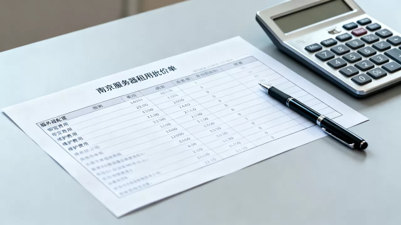 拿到南京服务器租用报价单后,逐项看哪些费用,怎么选 拿到南京服务器租用报价单后,逐项看哪些费用,怎么选
