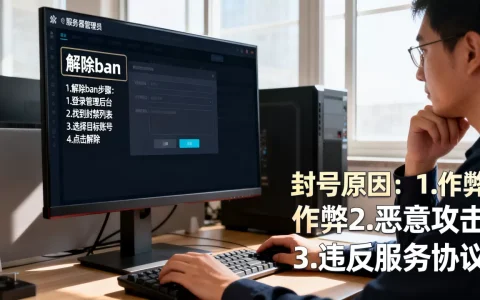 幻兽帕鲁服务器管理员怎么解除ban，为什么会被封号？