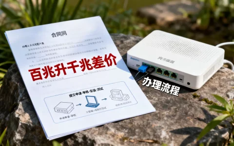 西安大带宽百兆升千兆差价多少？,办理流程复杂吗？