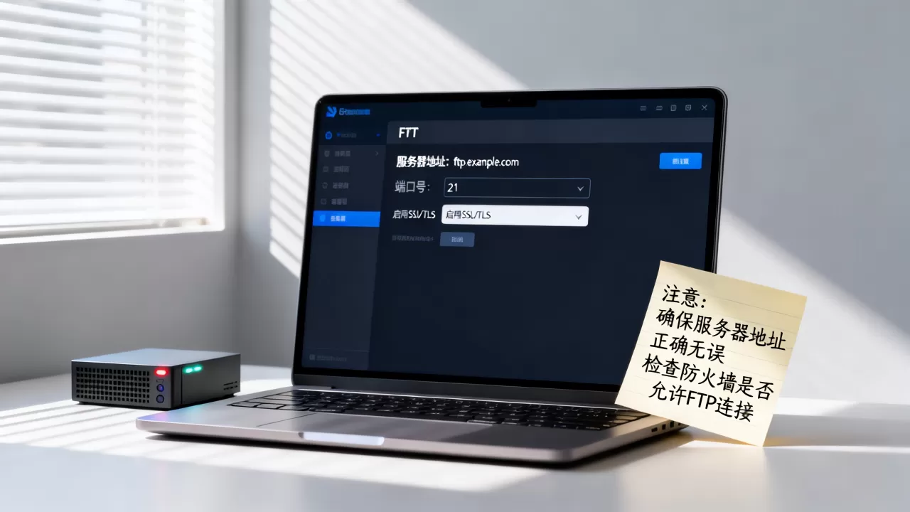 FTP软件如何配置FTP服务器地址,有哪些注意事项? FTP软件如何配置FTP服务器地址,有哪些注意事项?