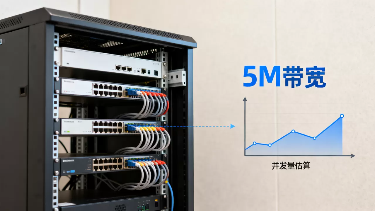 服务器5M带宽能承受多少人同时访问?, 并发量怎么估算? 服务器5M带宽能承受多少人同时访问?, 并发量怎么估算?