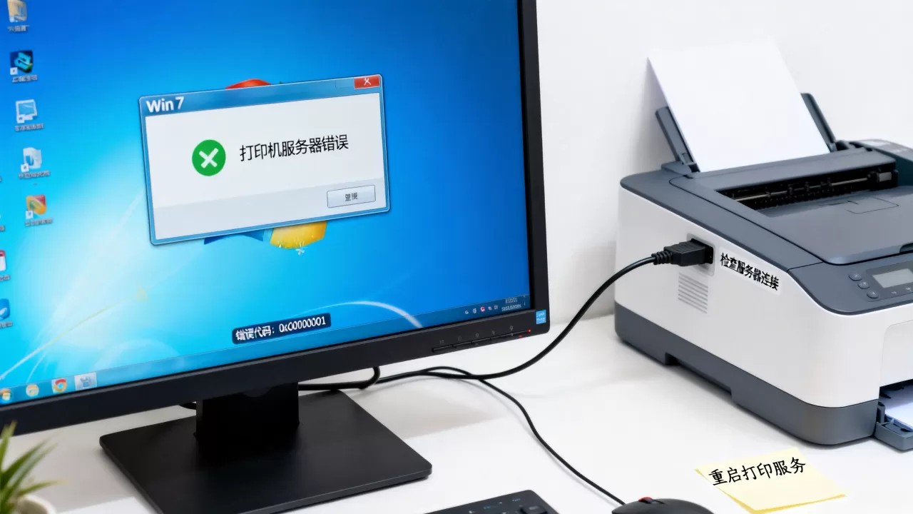 win7中的打印机服务器错误怎么办,是什么原因 win7中的打印机服务器错误怎么办,是什么原因