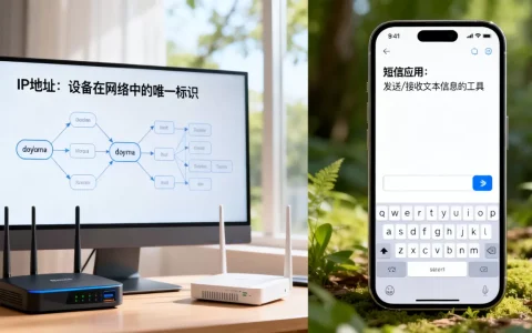 IP地址和域名的作用是什么？,短信应用怎么用？