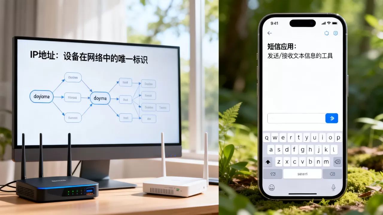 IP地址和域名的作用是什么?,短信应用怎么用? IP地址和域名的作用是什么?,短信应用怎么用?