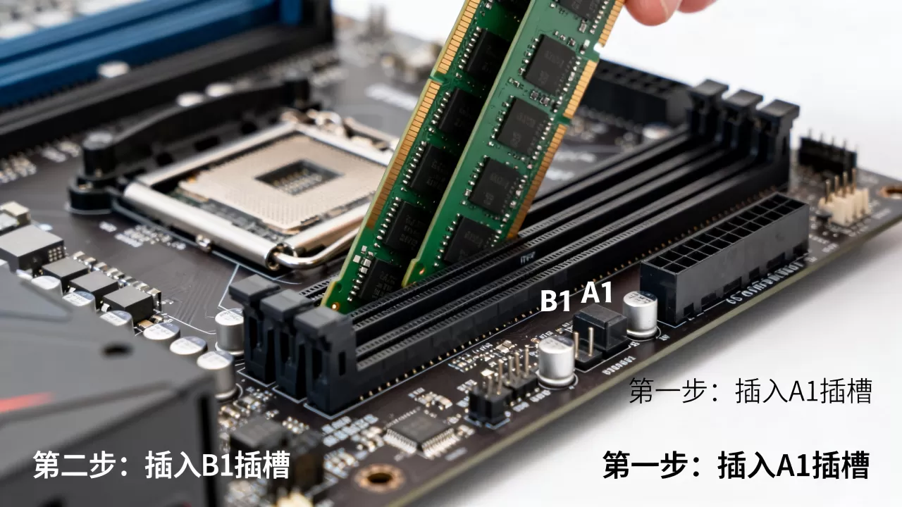 服务器内存A1和B1怎么插,内存条安装顺序? 服务器内存A1和B1怎么插,内存条安装顺序?
