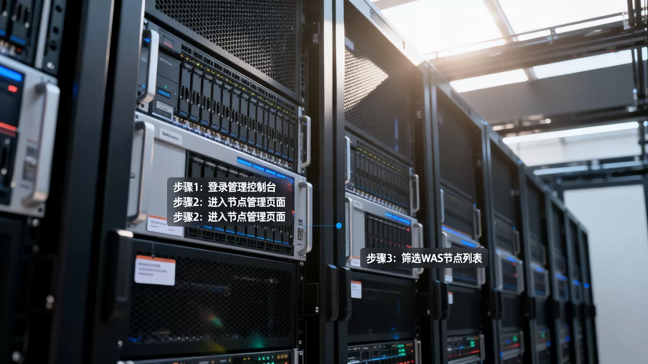 服务器上怎么查看WAS节点,具体步骤是什么 服务器上怎么查看WAS节点,具体步骤是什么