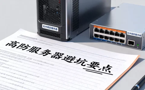杭州高防服务器怎么避坑，防御范围怎么选？