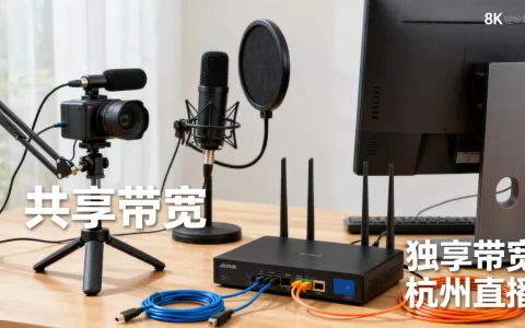 杭州直播用共享还是独享带宽更划算，怎么选更划算？
