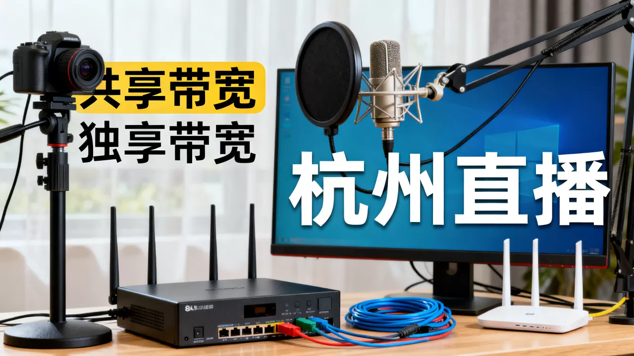 杭州直播用共享还是独享带宽更划算,怎么选更划算? 杭州直播用共享还是独享带宽更划算,怎么选更划算?