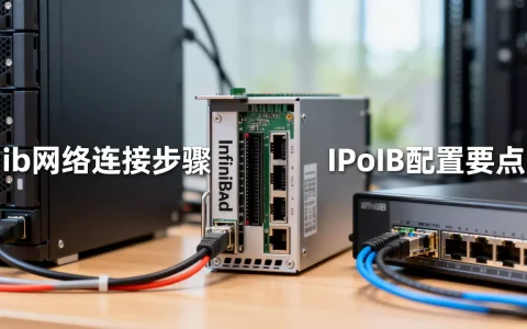 ib网络如何跟服务器连接？,IPoIB怎么配置？