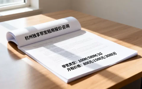 杭州独享带宽租用的报价怎么问