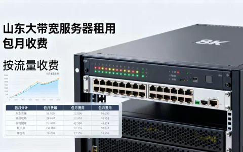 山东大带宽服务器租用怎么收费，包月和按流量哪个划算？