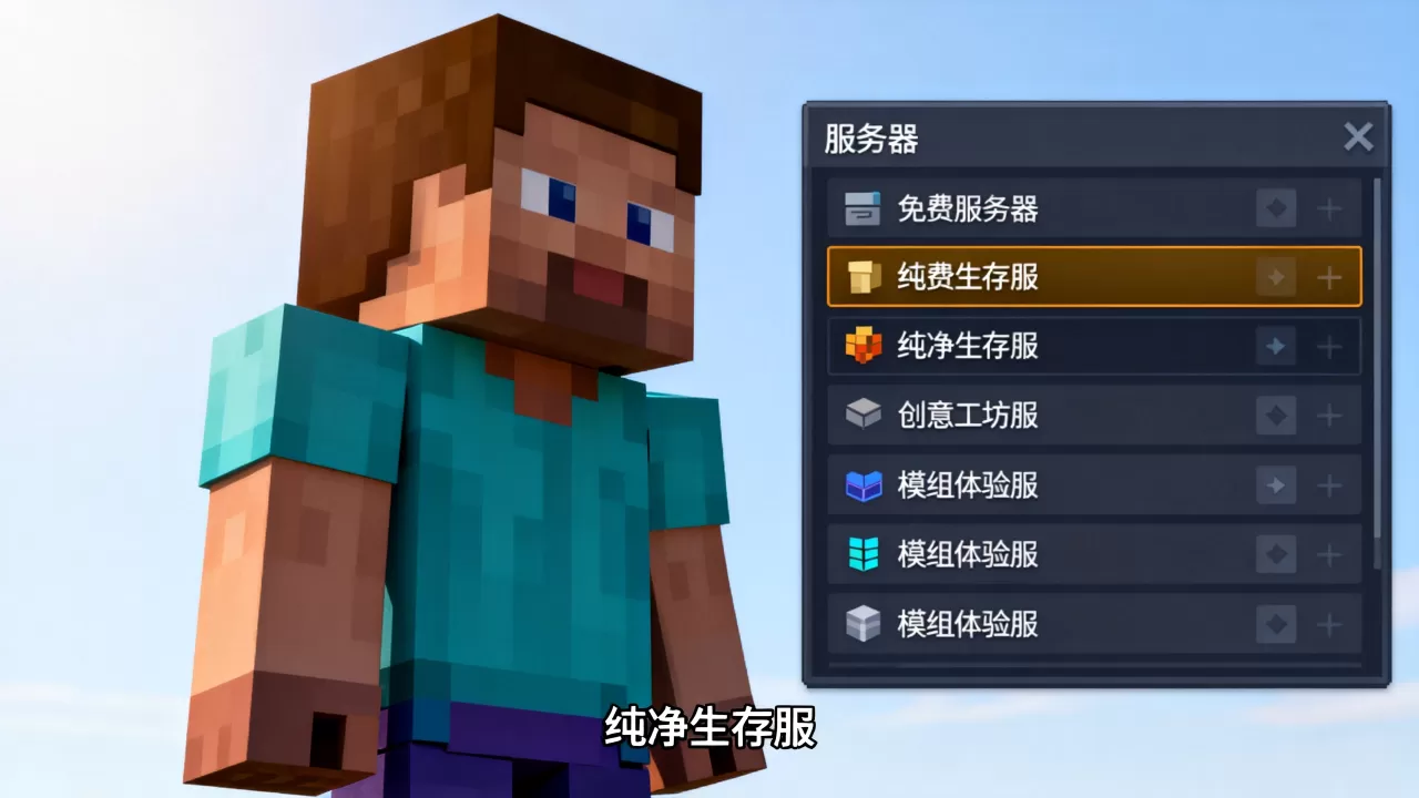 我的世界有哪些免费的服务器可以玩,哪个最稳定? 我的世界有哪些免费的服务器可以玩,哪个最稳定?