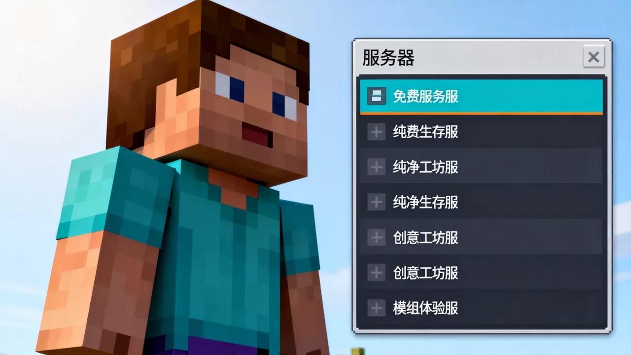 我的世界有哪些免费的服务器可以玩,哪个最稳定? 我的世界有哪些免费的服务器可以玩,哪个最稳定?