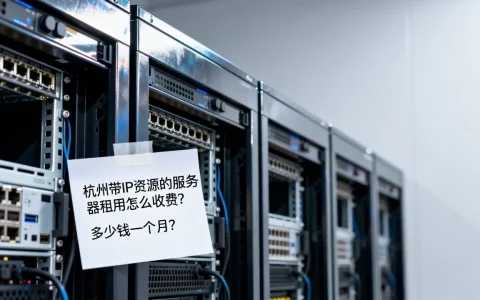 杭州带IP资源的服务器租用怎么收费，多少钱一个月？