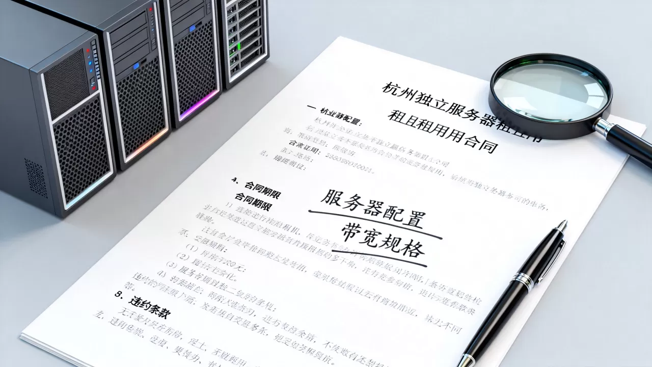 杭州独立服务器租用签合同前要确认什么,有哪些注意事项 杭州独立服务器租用签合同前要确认什么,有哪些注意事项