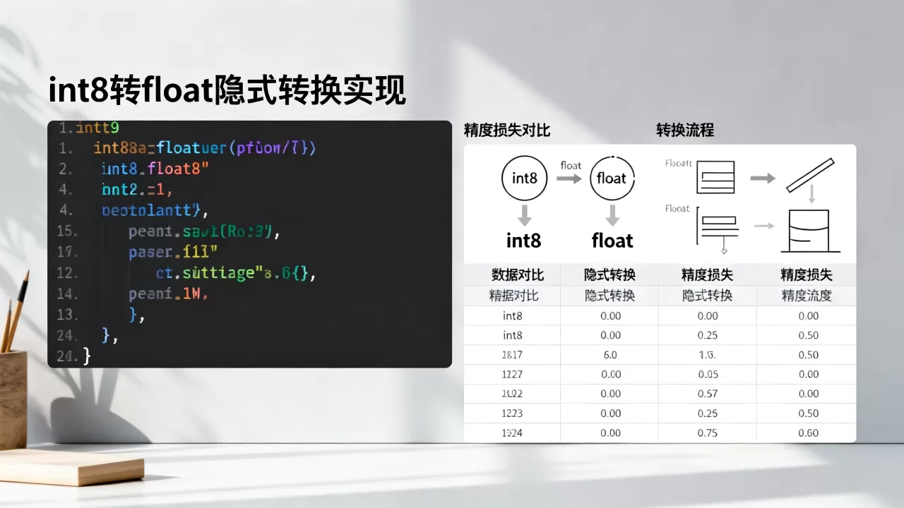 int8转float如何实现隐式转换?, 精度损失怎么办? int8转float如何实现隐式转换?, 精度损失怎么办?