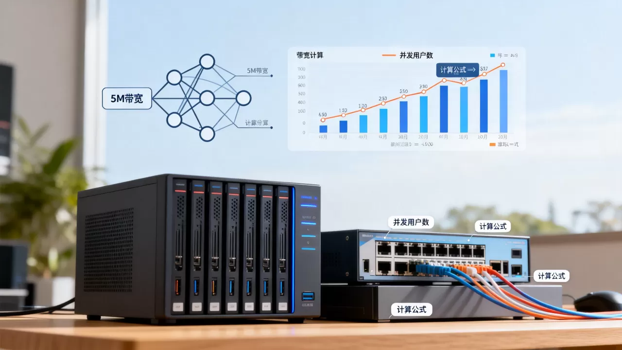 5M的服务器宽带到底能带动多少人在线,怎么计算带宽? 5M的服务器宽带到底能带动多少人在线,怎么计算带宽?