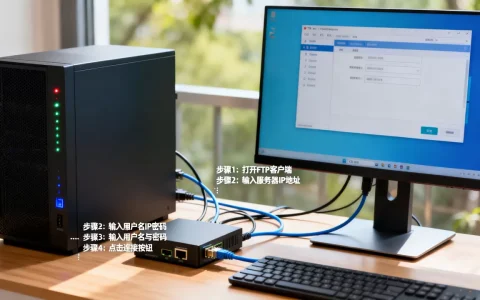 FTP与服务器如何建立连接？，步骤是什么？