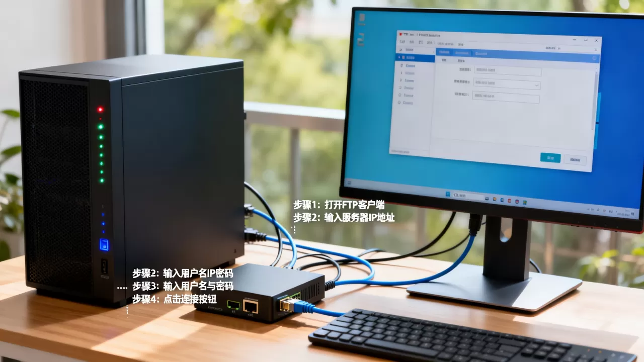 FTP与服务器如何建立连接?,步骤是什么? FTP与服务器如何建立连接?,步骤是什么?