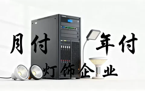 中山服务器租用月付还是年付好，灯饰企业怎么选更划算？