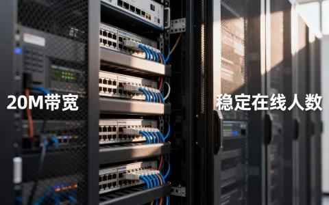 服务器20M带宽能稳定在线多少人，带宽够用吗？