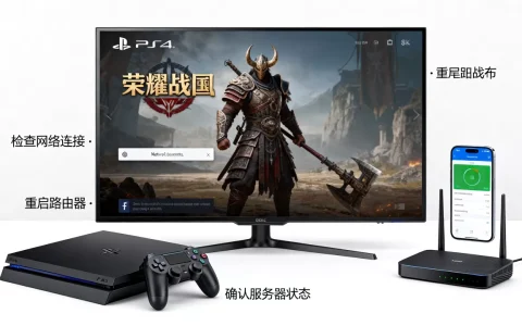 PS4荣耀战魂连接不上服务器是什么原因，怎么解决？