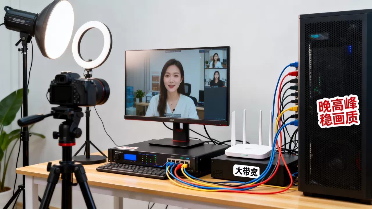 深圳直播电商机构租大带宽晚高峰画质如何稳,带宽怎么选 深圳直播电商机构租大带宽晚高峰画质如何稳,带宽怎么选