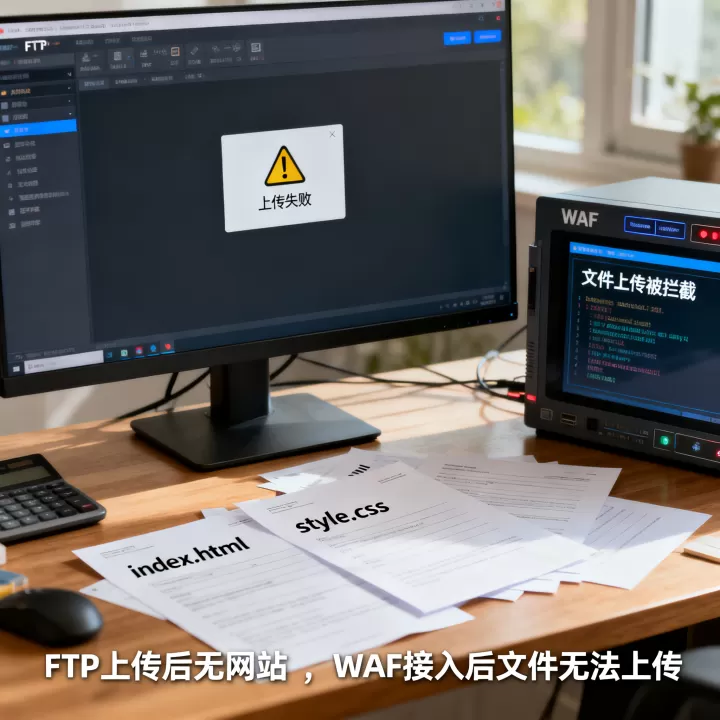 ftp上传后没有网站,如何处理网站接入WAF后,文件不能上传? ftp上传后没有网站,如何处理网站接入WAF后,文件不能上传?