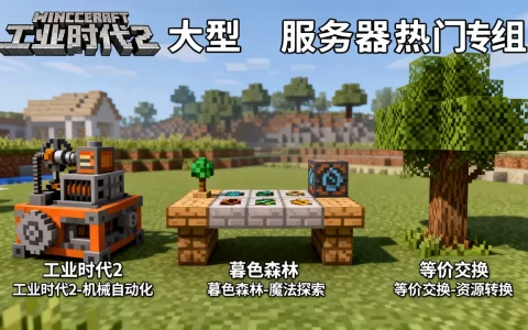 我的世界大型服务器都装了哪些模组,推荐几个热门服务器模组？