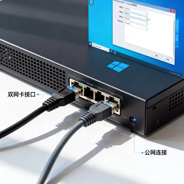 服务器配置双网卡怎么设置?,Windows云服务器双网卡公网访问 服务器配置双网卡怎么设置?,Windows云服务器双网卡公网访问