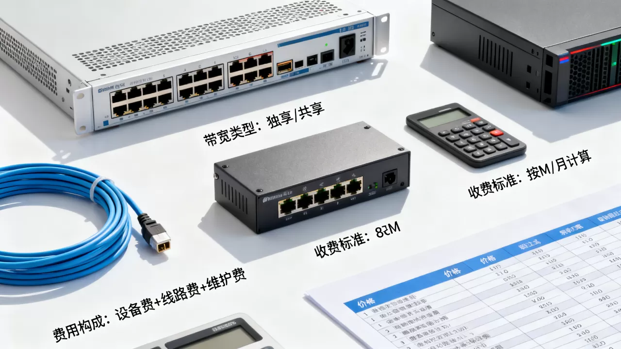 深圳独享带宽租用价格构成有哪些?,怎么收费 深圳独享带宽租用价格构成有哪些?,怎么收费