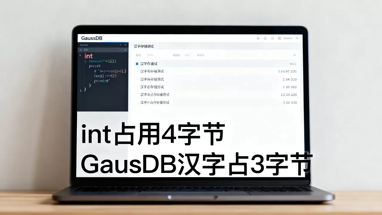 int占用几个字节,GaussDB一个汉字占几个字节? int占用几个字节,GaussDB一个汉字占几个字节?