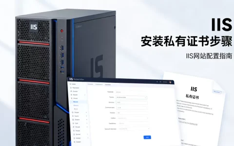 在IIS服务器上安装私有证书怎么做，服务器IIS网站配置怎么设置