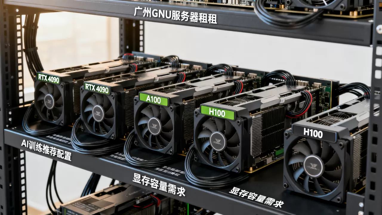 广州GPU服务器租用显卡型号与AI训练匹配建议 广州GPU服务器租用显卡型号与AI训练匹配建议