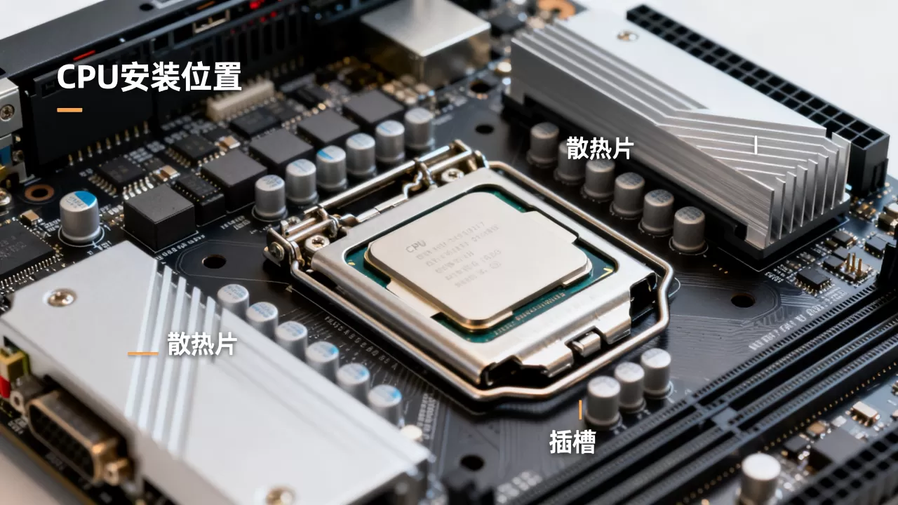 服务器主机CPU具体安装在主板的什么位置?,怎么快速找到? 服务器主机CPU具体安装在主板的什么位置?,怎么快速找到?
