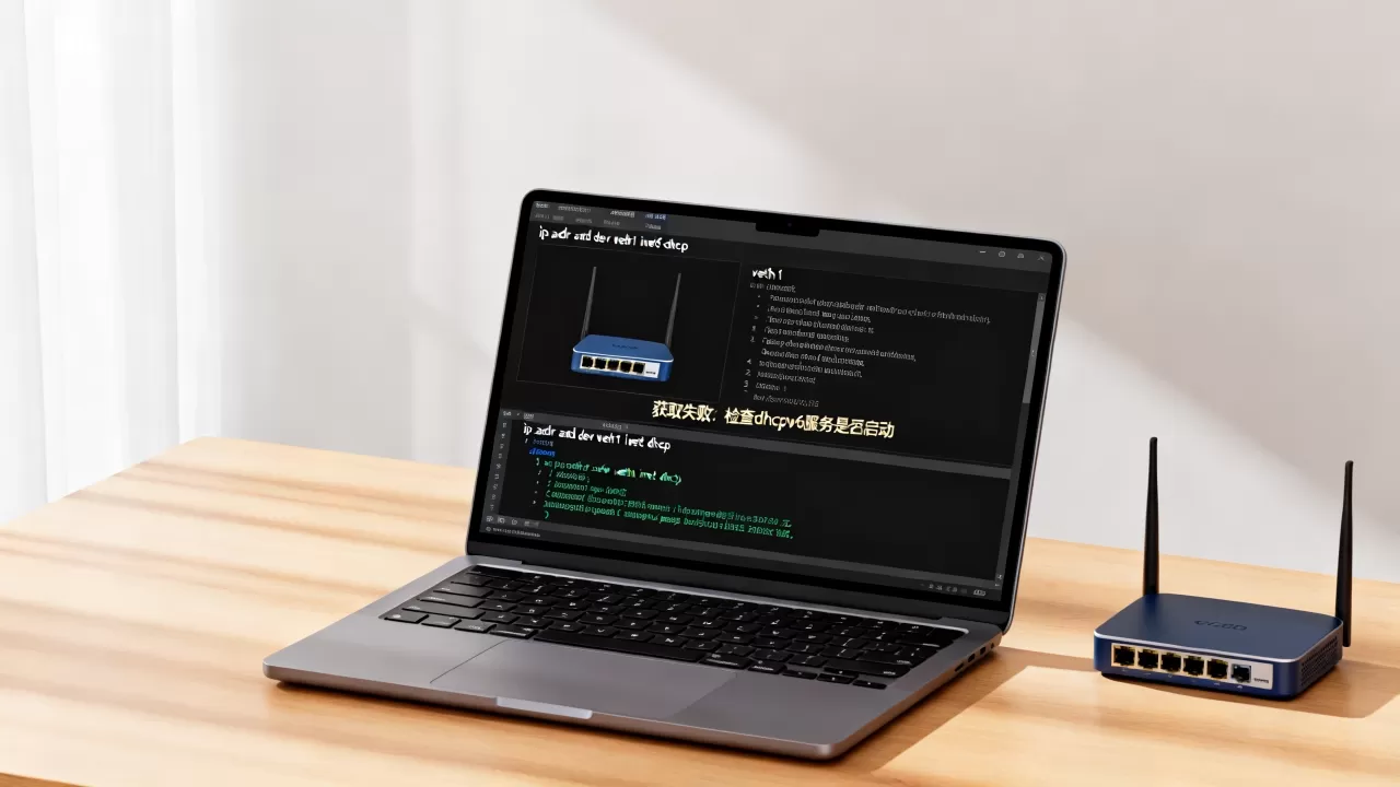 veth1接口用dhcp怎么配置inet6?,获取失败咋办? veth1接口用dhcp怎么配置inet6?,获取失败咋办?