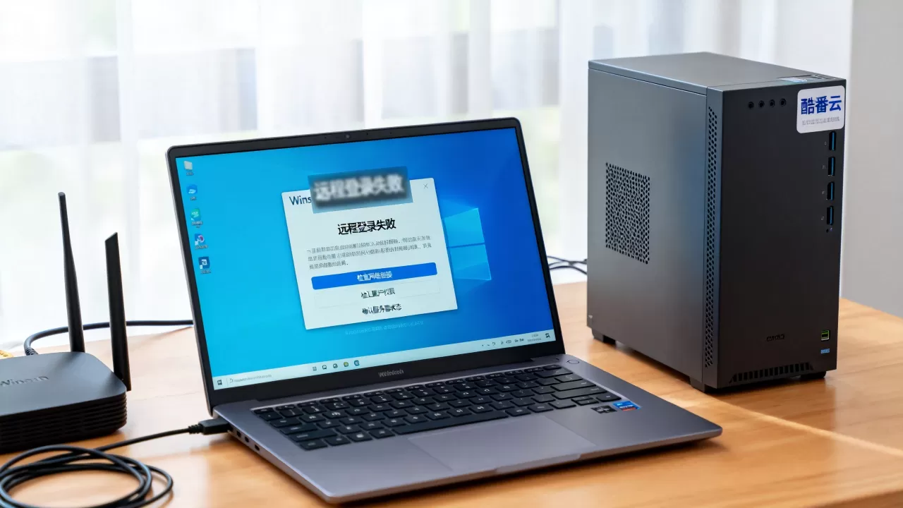 Win10远程登入酷番云服务器失败怎么办,原因是什么? Win10远程登入酷番云服务器失败怎么办,原因是什么?