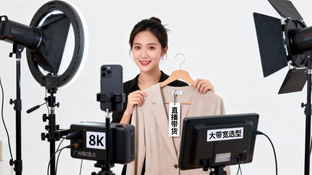 广州服装批发直播带货大带宽怎么选型?,哪个好 广州服装批发直播带货大带宽怎么选型?,哪个好