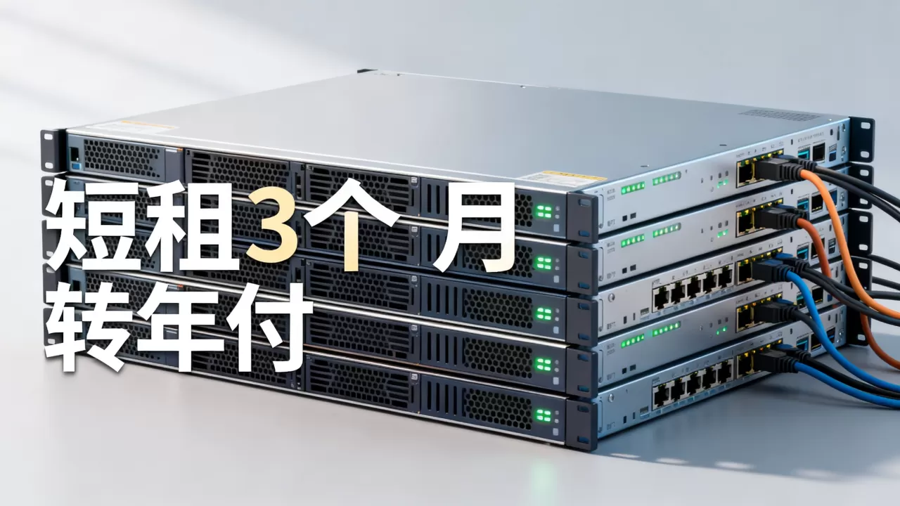 广东服务器租用能不能先短租几个月再转年付 广东服务器租用能不能先短租几个月再转年付