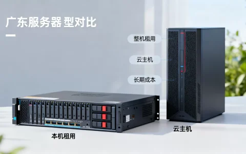 广东服务器选型对比：整机租用和云主机的长期成本
