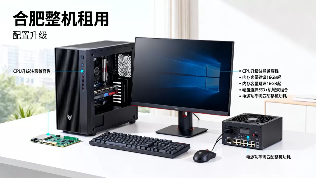 合肥整机租用配置怎么升级,有哪些注意事项? 合肥整机租用配置怎么升级,有哪些注意事项?
