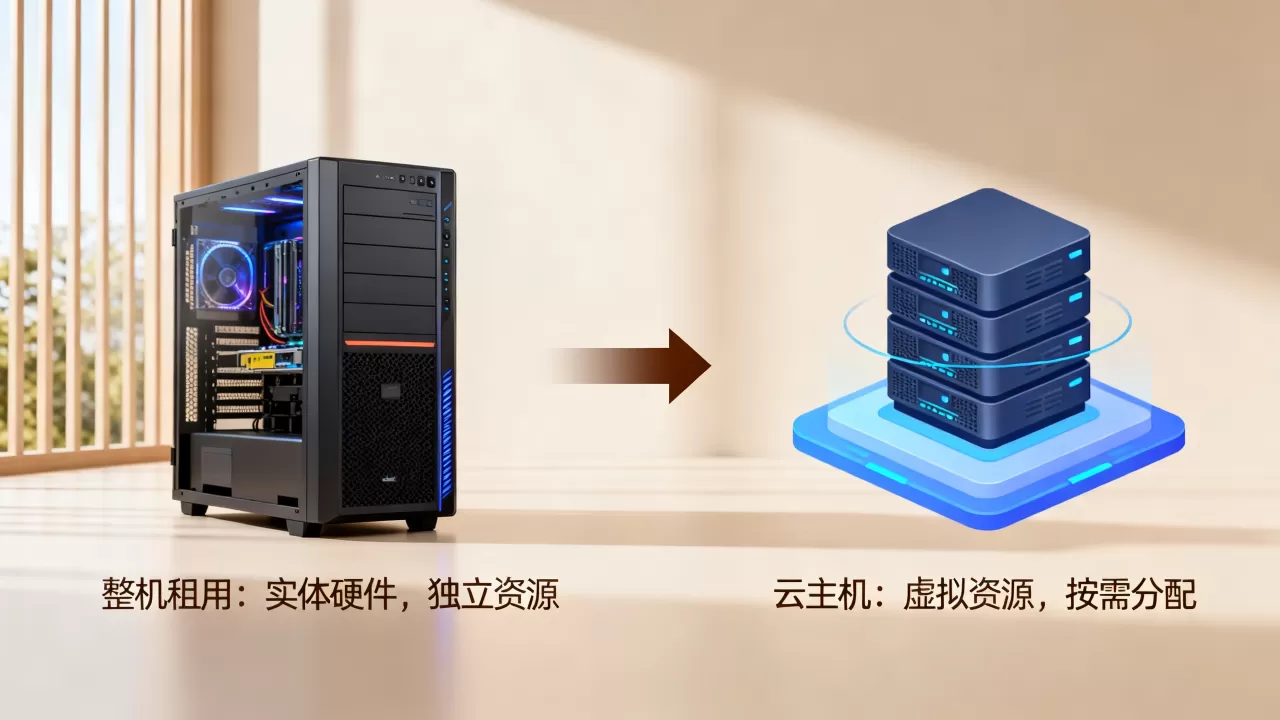 广州整机租用和云主机有什么区别,哪个更划算? 广州整机租用和云主机有什么区别,哪个更划算?