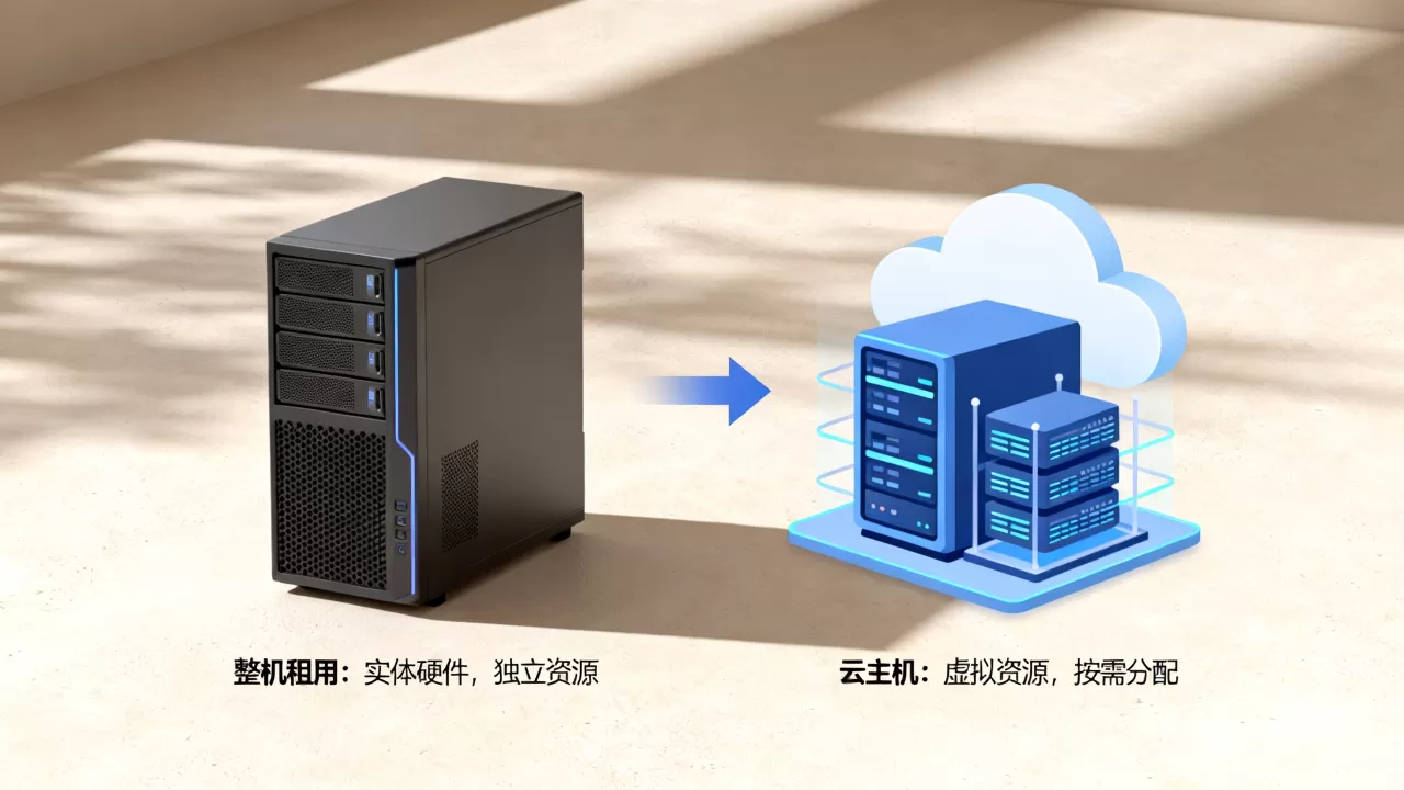 广州整机租用和云主机有什么区别,哪个更划算? 广州整机租用和云主机有什么区别,哪个更划算?