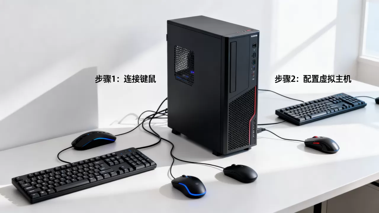 服务器虚拟多主机配多套键鼠怎么设置?,怎么配置 服务器虚拟多主机配多套键鼠怎么设置?,怎么配置