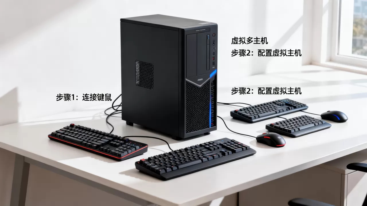 服务器虚拟多主机配多套键鼠怎么设置?,怎么配置 服务器虚拟多主机配多套键鼠怎么设置?,怎么配置