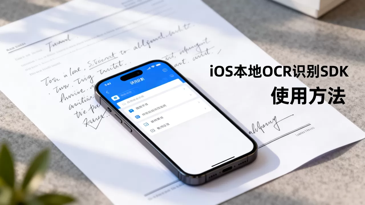 iOS本地OCR识别SDK哪个好,怎么用? iOS本地OCR识别SDK哪个好,怎么用?